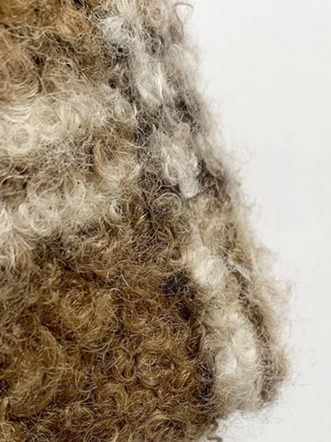 Fuzzy Crossbody Mini Handbag with Zipper