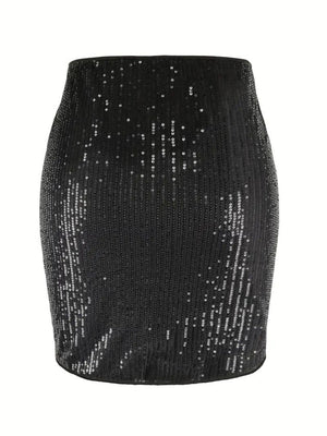 Sequin Mini Skirt