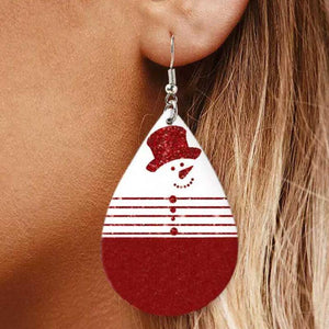 Frosty Charm Teardrop Earrings