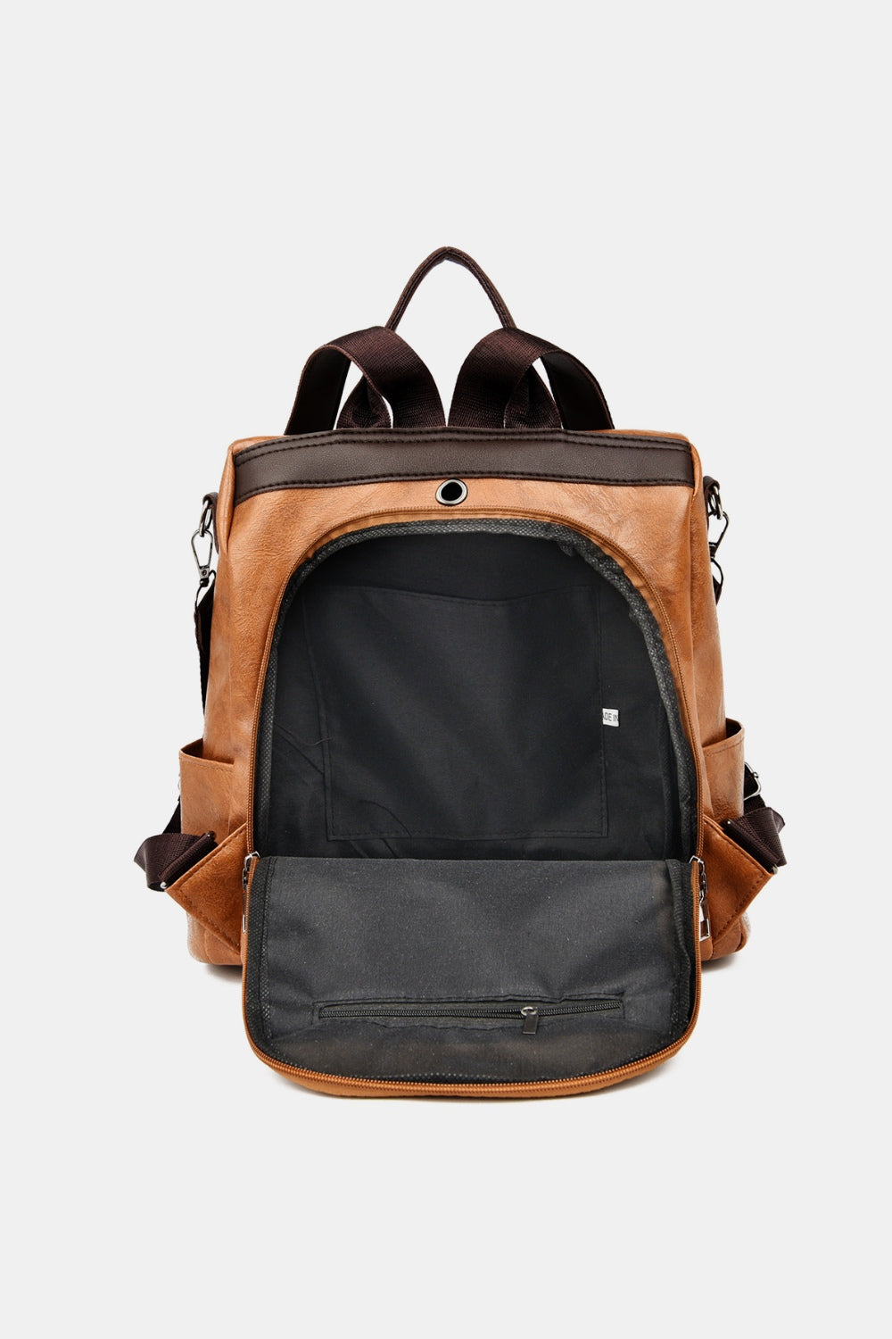 Urban Luxe Convertible Leather Backpack Bag