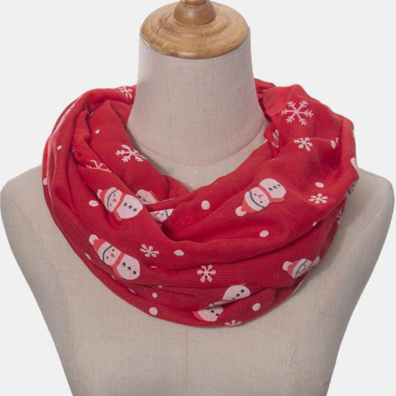 Snowy Cheer Holiday Scarf