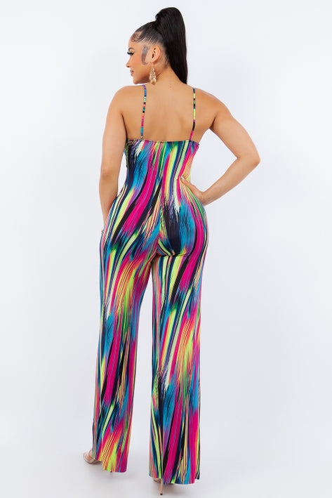 Fuchsia Finesse: Defining Style with Vibrant Printed Jumpsuits