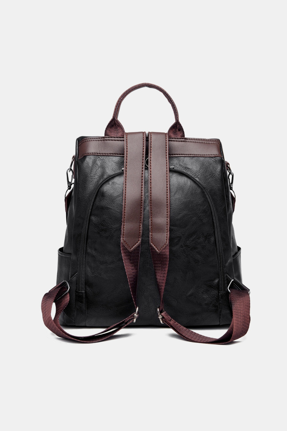 Urban Luxe Convertible Leather Backpack Bag