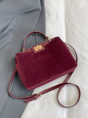 Luxe Elegance Structured Handbag Collection with Removable Strap