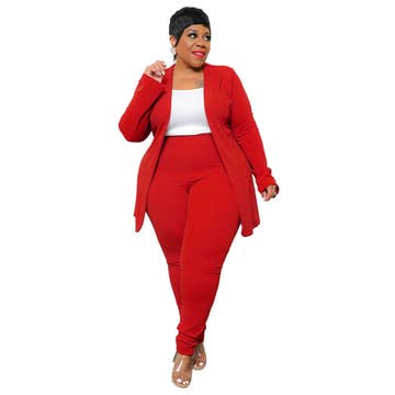 Boss Up Luxe Pants Set
