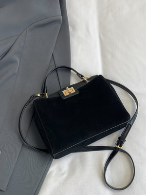 Luxe Elegance Structured Handbag Collection with Removable Strap