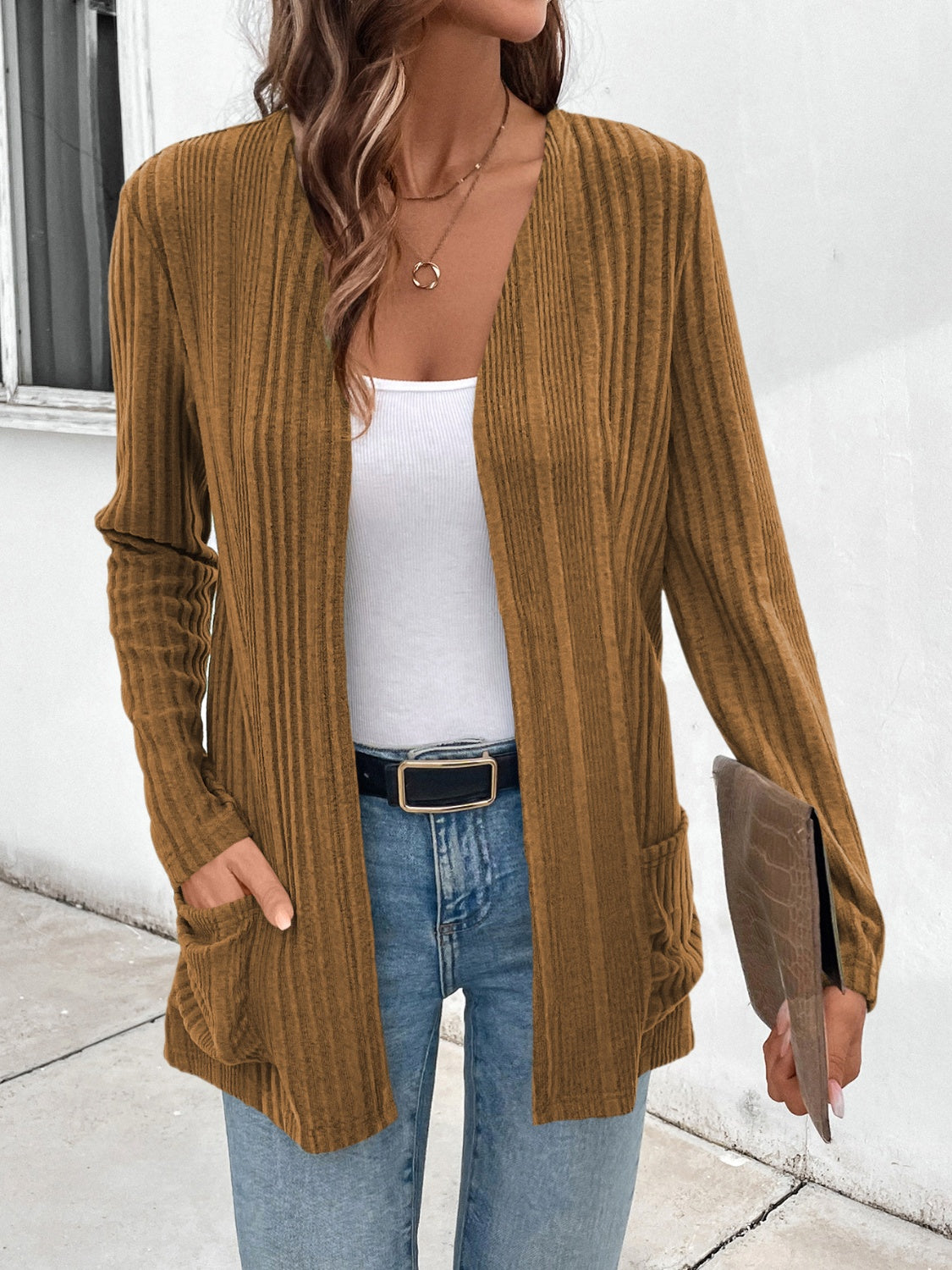 Comfort Ribbed Cardigan