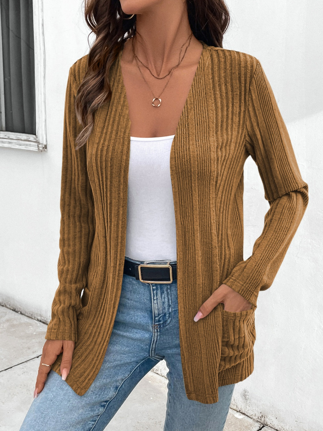 Comfort Ribbed Cardigan