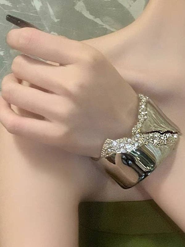 UZ Wholesale Store - Normcore Geometric Rhine Stones Bracelet Accessories