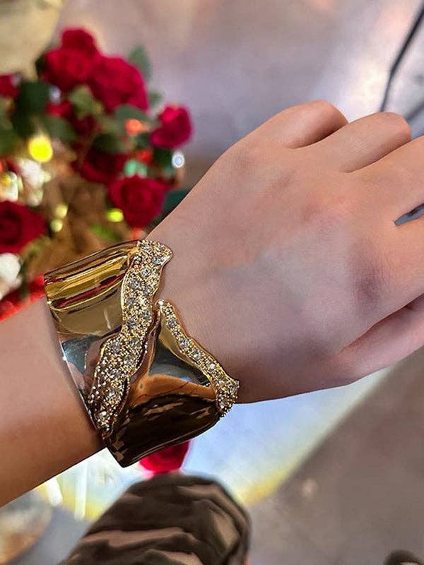 UZ Wholesale Store - Normcore Geometric Rhine Stones Bracelet Accessories