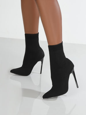 Sleek Stretch Stiletto Booties