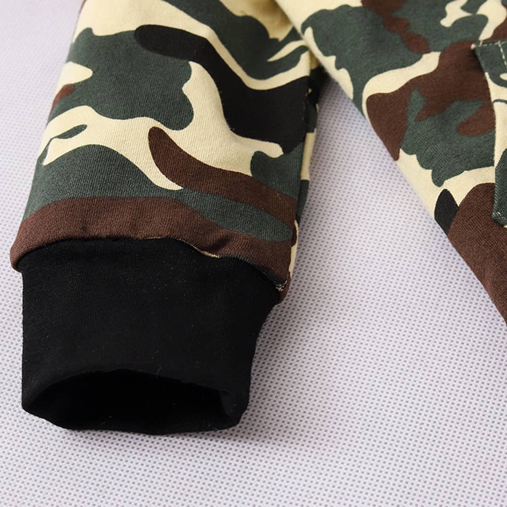 Fennco Styles - Camouflage Baby Hooded Jacket and Pants