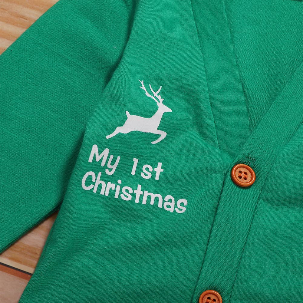 Fennco Styles - My First Christmas 3pcs Baby Outfit