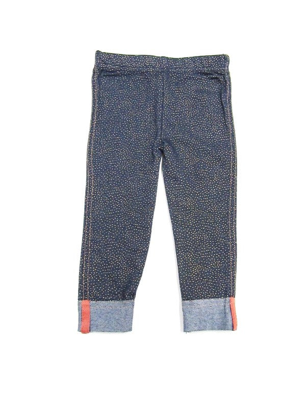 3PC JACKET KNIT DENIM LEGGING SET
