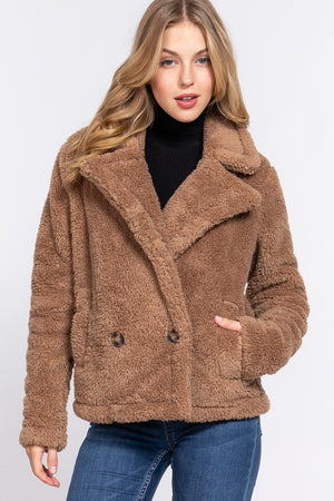 Faux Fur Sherpa Jacket