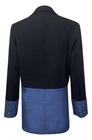 MARINA BLOCK CONTRAST BLAZER