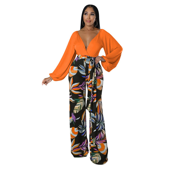 Floral Stretch Jumpsuit