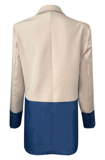 MARINA BLOCK CONTRAST BLAZER