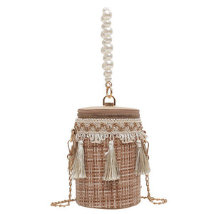 Crossbody Pearl Chain Bag