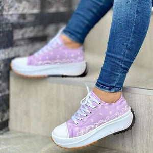 Lace Up Platform Sneakers