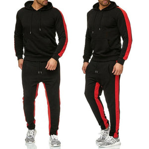 Casual Pullover Hooded Pants Set