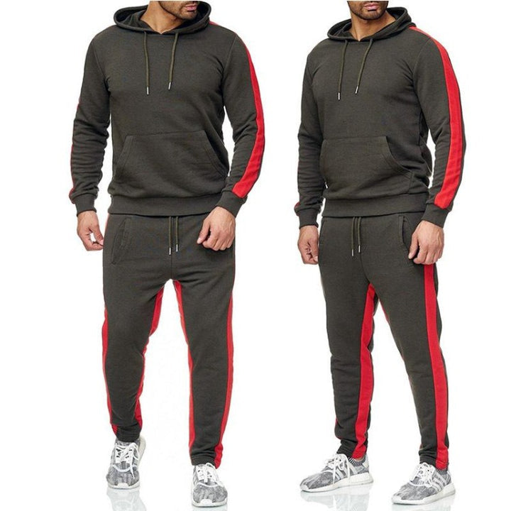 Casual Pullover Hooded Pants Set