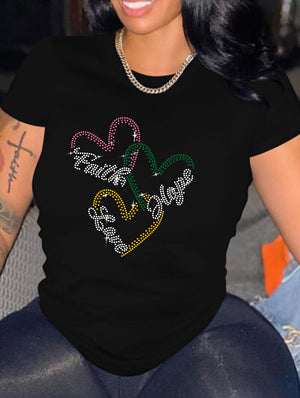 RHINESTONE T-SHIRTS