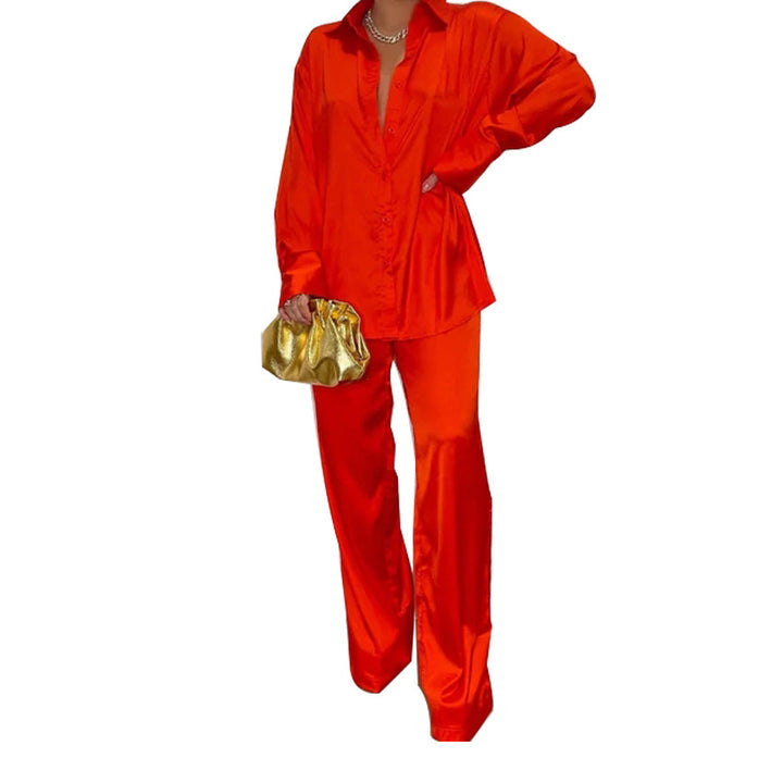 Satin Leisure Suit