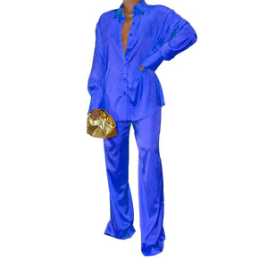 Satin Leisure Suit