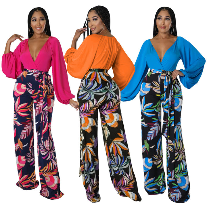 Floral Stretch Jumpsuit