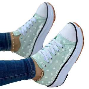 Lace Up Platform Sneakers