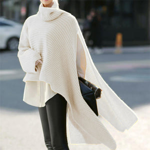 TURTLENECK KNITTED PULLOVER SWEATER