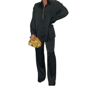 Satin Leisure Suit