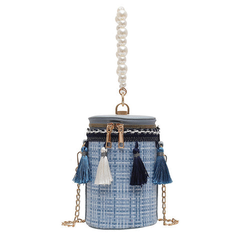 Crossbody Pearl Chain Bag