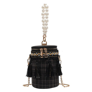 Crossbody Pearl Chain Bag