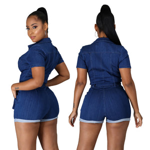 DENIM WOMEN'S WEAR SLIM FIT BODYSUIT