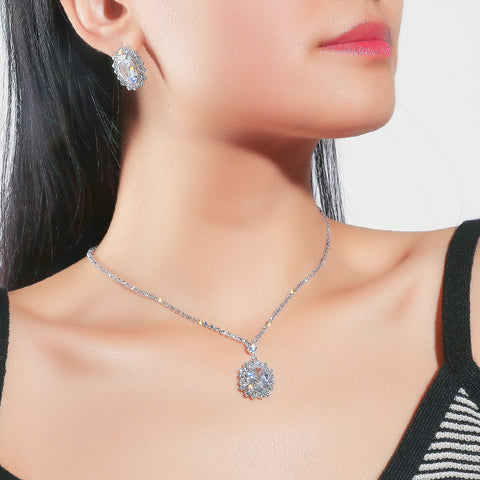 Rhinestone Necklace Set