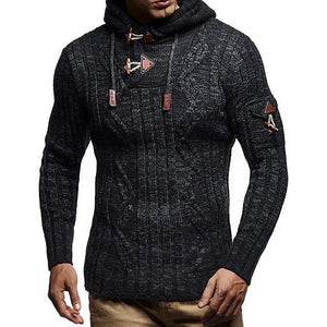 LS Hooded Slim Fit Sweater