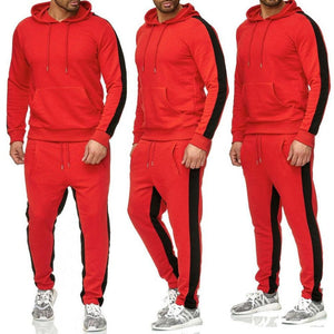 Casual Pullover Hooded Pants Set