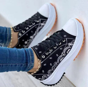 Lace Up Platform Sneakers