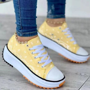 Lace Up Platform Sneakers