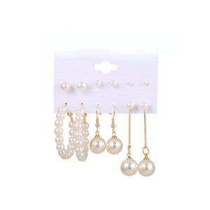 COMBINATION RETRO EARRING SET